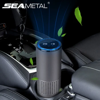 

Car Air Purifier with HEPA Filter Fresh Air Anion Air Purifier Motion Sensor Air Cleaner LED Montior best for Car Home Office