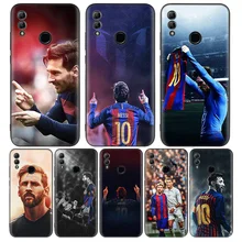 Lionel Messi Black Cover Phone Case for Huawei Y9 Y5 Y6 Y7 Honor 10 9 Lite 9X 8X 8S 8A 7S 7A 10i 20i V20 Coque Capa