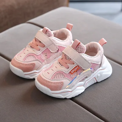 

Summer air Children Shoes Fashion Kids Ultra-light Soft Bottom PU Leather Sport Sneakers Baby Autumn Breathable Toddler Shoes