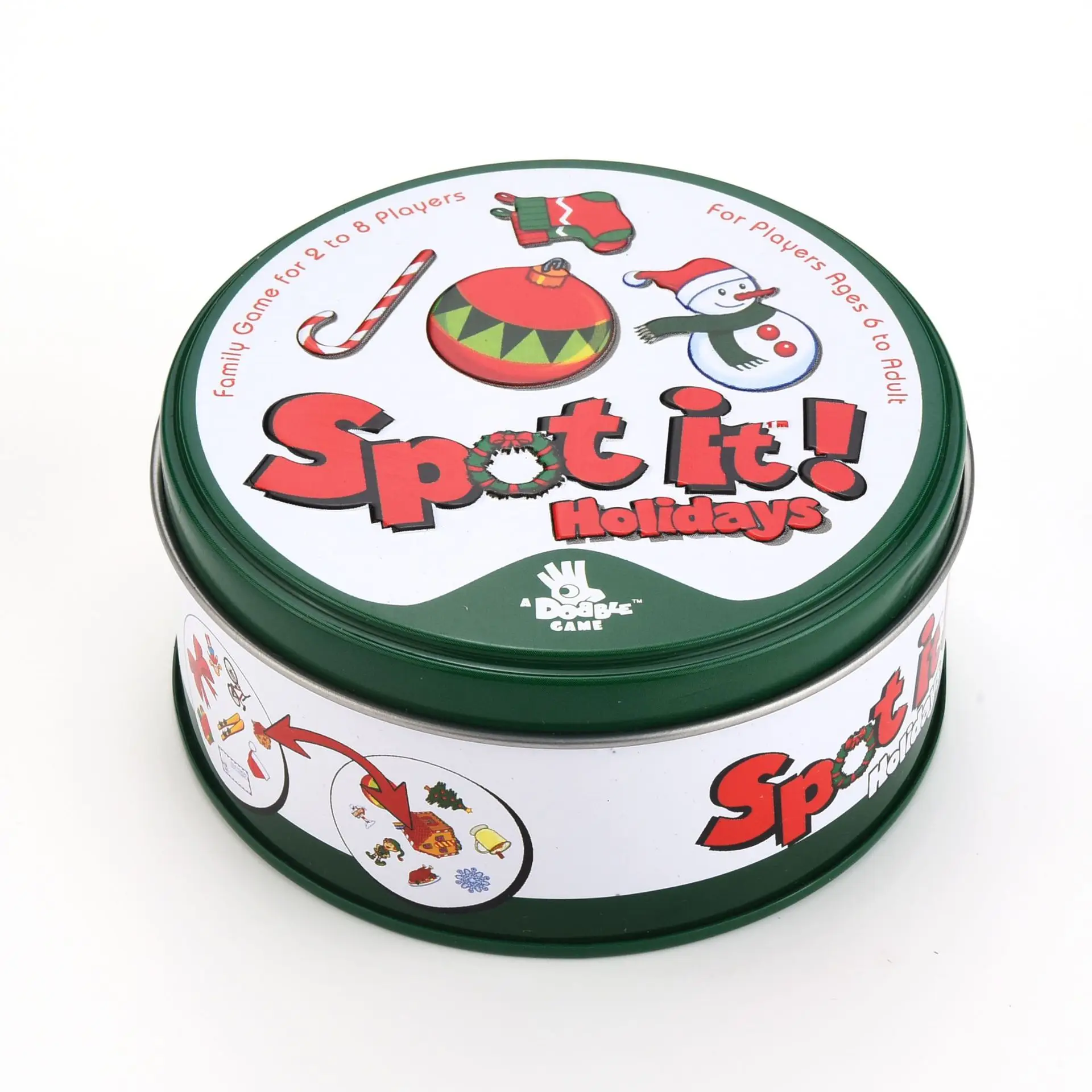 Новое место! Настольная игра английская карточная игра с металлической коробкой семейные вечерние