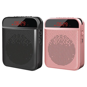 

Mini Loudspeaker Wireless Voice Amplifier Teacher Microphone Speaker Loudspeaker Support TF Card FM Radio