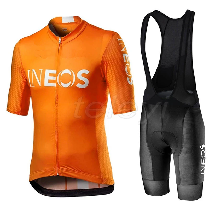 

Cycling Jersey 2020 Pro Team INEOS Summer Cycling Jersey Set Breathable Racing Sport Mtb Bicycle Jerseys Men's Cycling Clothing