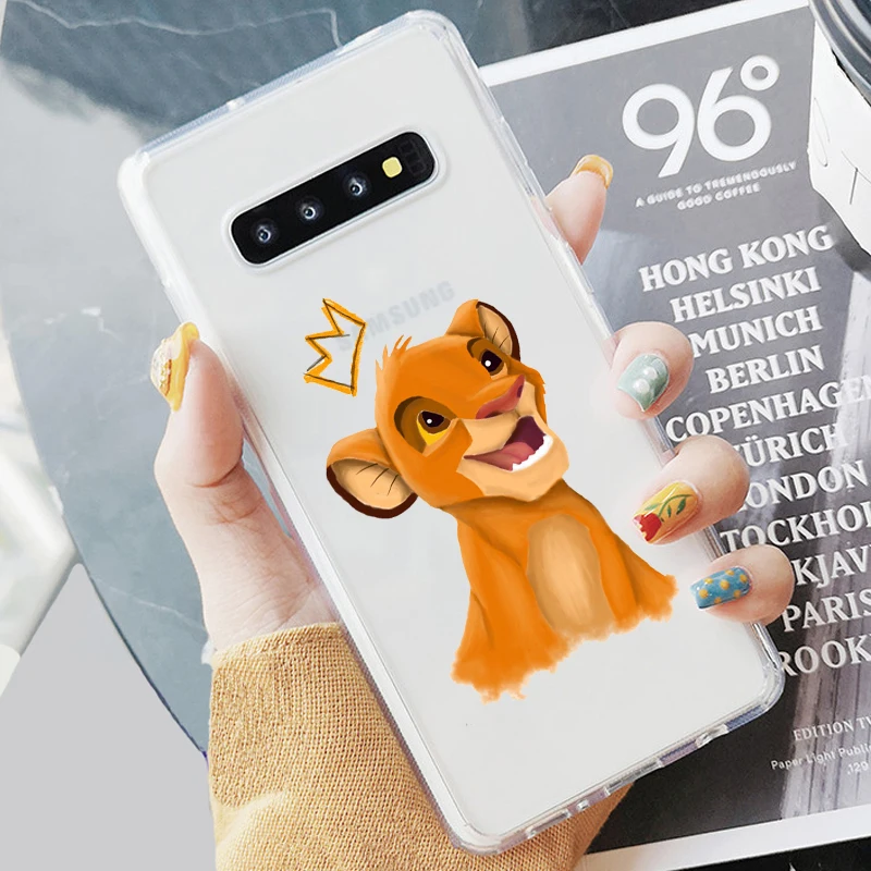 Король Лев simba Pumba Hakuna Matata мягкий чехол для телефона samsung S7 Edeg S8 S9 Plus S10+ S10E Lite A50 A70 NOTE8