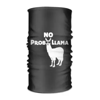 

OHMYCOLOR Alpaca No Prob Llama Headwrap Unisex Headwear Headband Neck Scarf Elastic Do Rag Cap Magic Head Scarf Bandana Cute