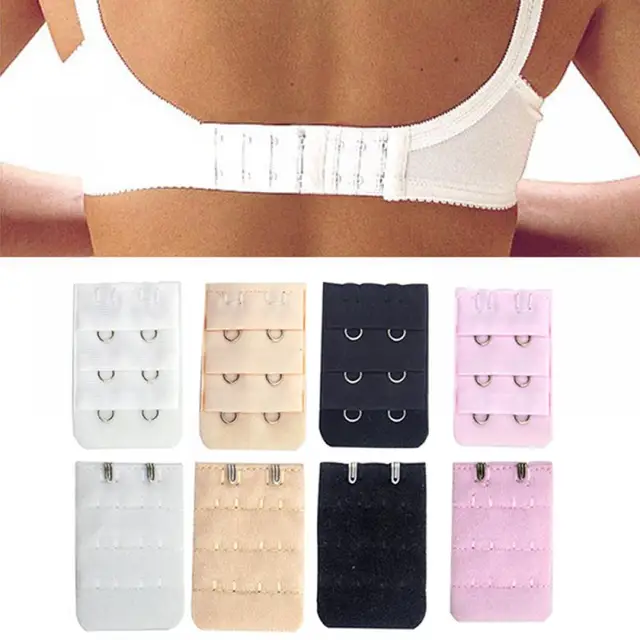 10pcs Bra Extenders Strap Extension 3 Rows 2 Hooks Women Intimates