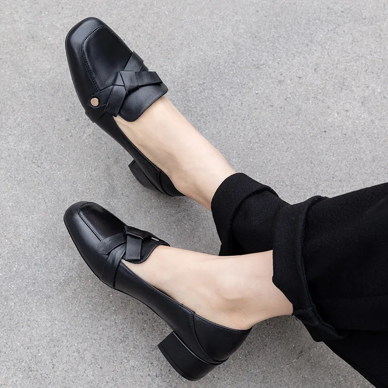 Smirnova/ Новое поступление натуральная кожа Кеды женские туфли-лодочки bowknot простая обувь на квадратном каблуке; удобная повседневная женская обувь
