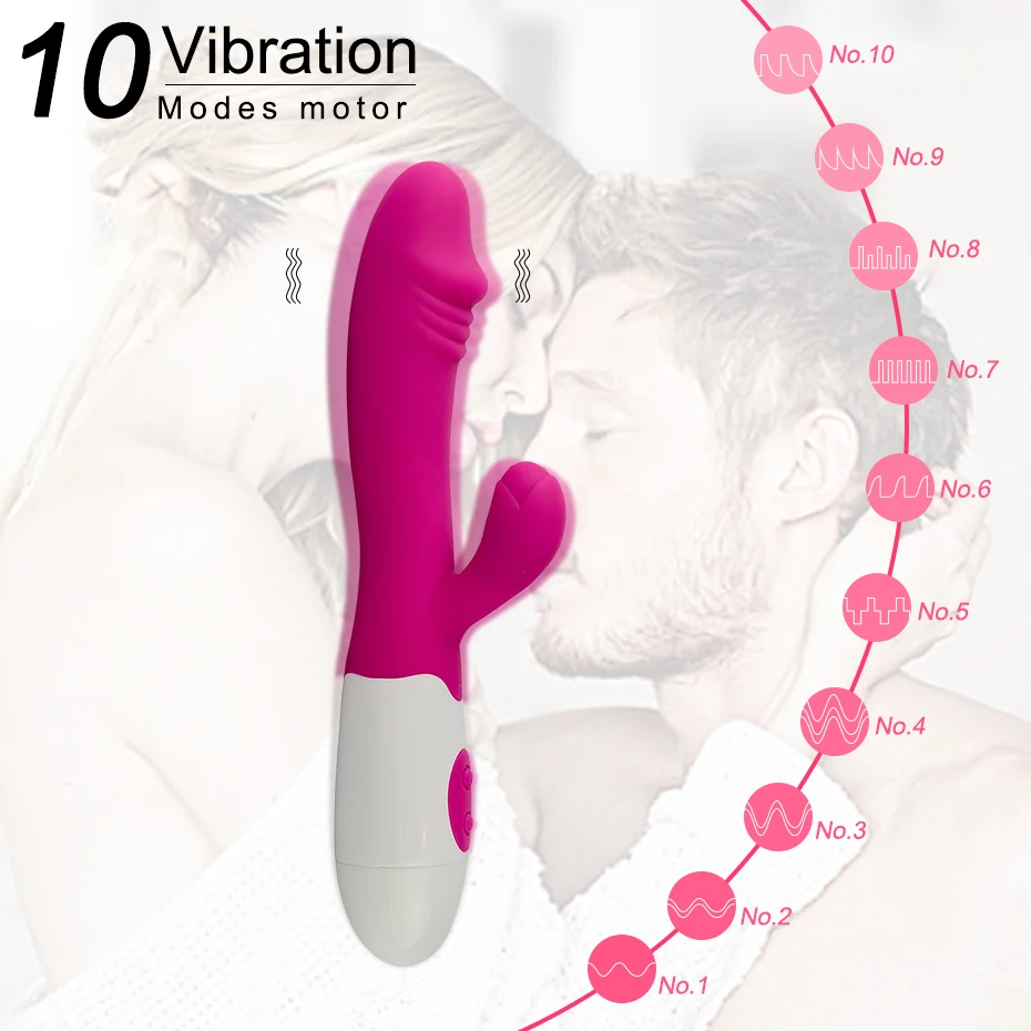 Vtin Vibrators For women Dildo Sex Toy Rabbit Vibrator Vagina Clitoris Female Massager Masturbation Electric Motor Products | Красота и