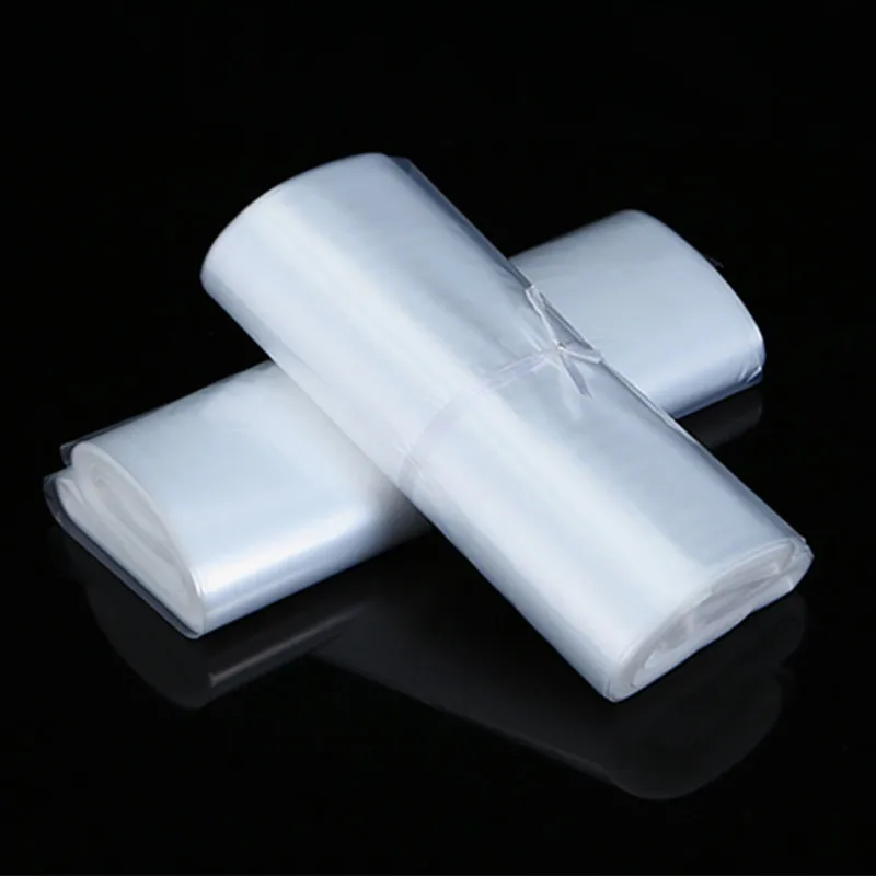500Pcs Food Grade Clear PE Flat Bags - Waterproof Poly Plastic Lining Pack Pouch Towel Household Package Heat Seal Toys Pack-bag 4