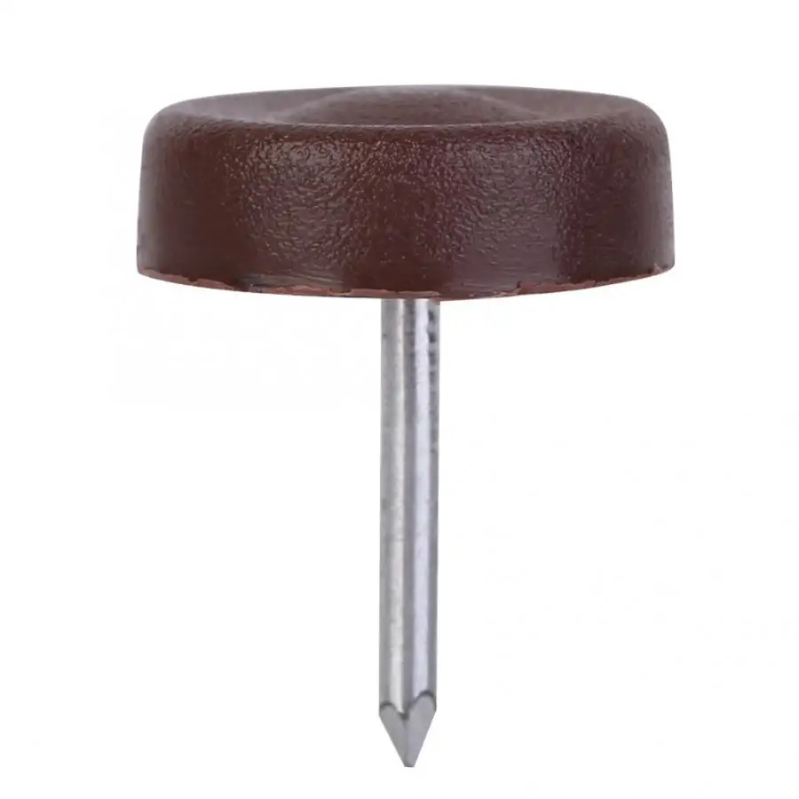 

Plastic Hardware Thin Nails Furniture Sofa Chair Table Bottom Protector Glides Anti-slip Nails Pads Woodworking Nail