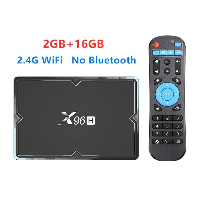 Android 9,0X96 H H603 Smart tv Box 2 GB/4 GB 16 GB/32 GB/64 GB Поддержка 2,4G 5G WiFi 6K BT4.1 100M проигрыватель google Youtube PK X96 Mini - Цвет: 2GB 16GB