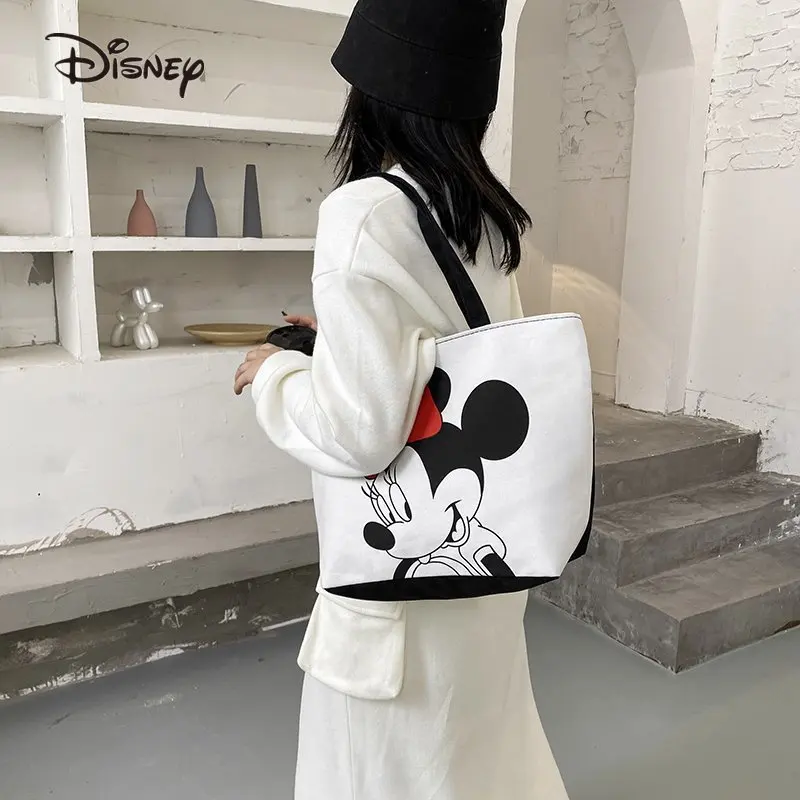 Disney Mickey mouse messenger shoulder bag lady pu cartoon handbag women  shopping bag