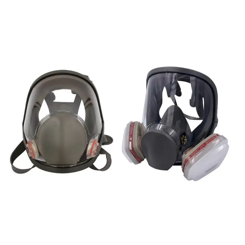 

Full Facemask Respirator Facepiece Gas Mask For Spray Painting Benzene Preventio