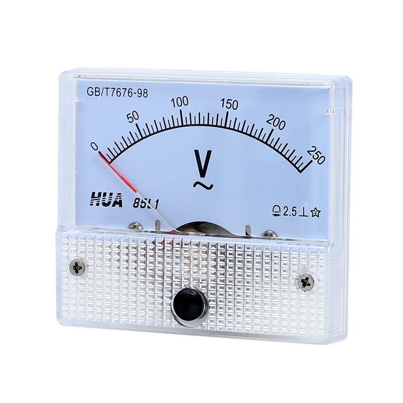 

85L1 Voltmeter AC mechanical pointer meter 5V-10V-15V-20V-30V-50V-500V