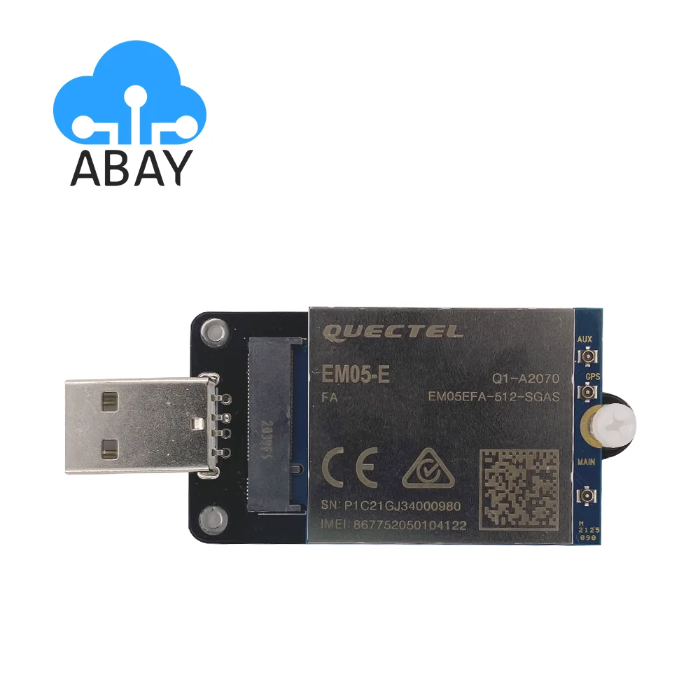 Quectel EM05-E EM05EFA-51-SGAS FDD-LTE/TDD-LTD 4G LTE Cat4 модуль с M.2 NGFF на USB плата адаптера слотом Nano SIM |