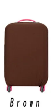 Багажные чехлы протектор дорожный защитный чехол на чемодан стрейч пылезащитные Чехлы для путешествий аксессуары для багажа - Цвет: coffe