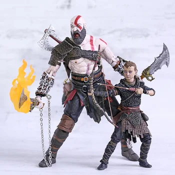 

NECA God of War Kratos & Atreus Ultimate Action Figure PVC Movale Model Toy Set