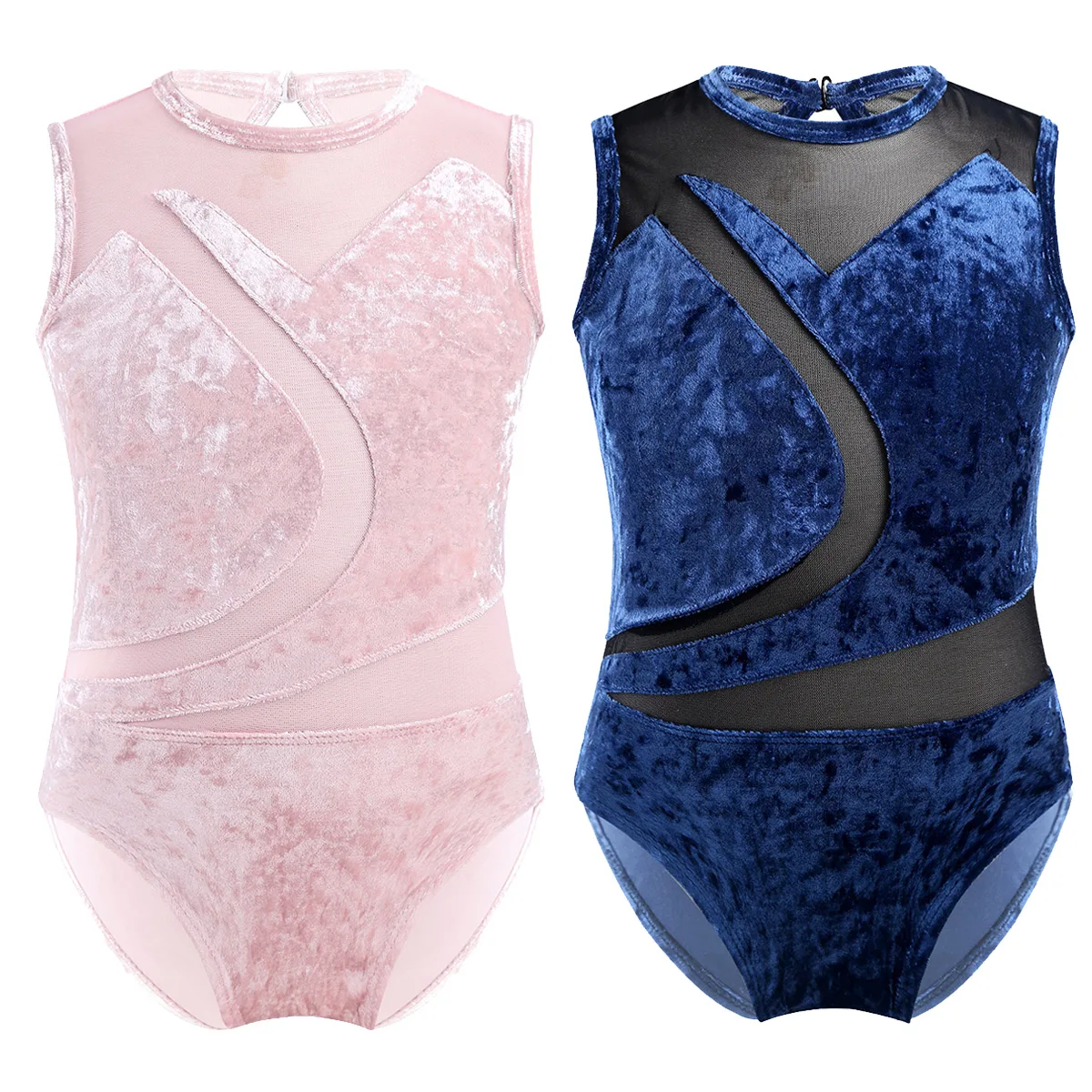 Iefiel для детей для девочек; комплект одежды из плюша и вырезом на спине одежда для бальных танцев гимнастическое трико современный танцевальный костюм боди для танцевального конкурса