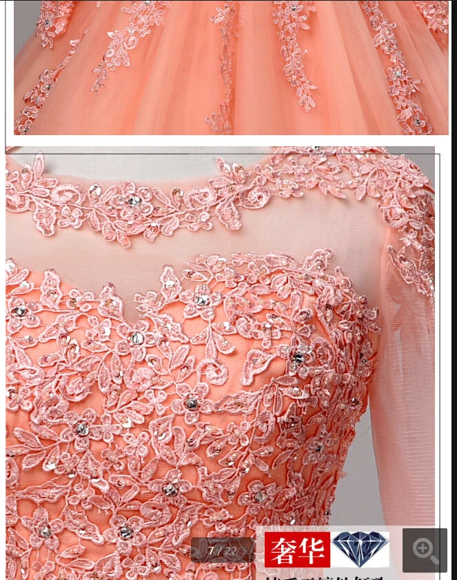 Robe de soiree Красные кружевные аппликации бальное платье для выпускного вечера с длинными рукавами, Украшенные бусинами и кристаллами, полые платья на выпускной откровенные