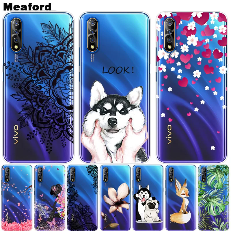 

For VIVO V17 Neo Case TPU Silicone Soft Cartoon Clear Case for Coque VIVO V17 Neo Phone Back Cover For VIVO V17Neo VIVO V 17 Neo