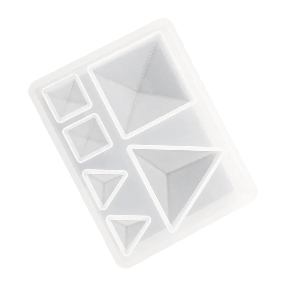 Pyramid Shape Silicone Pendant Mold Jewelry Silicone Mold Mold For DIY