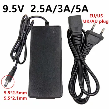 

universal 9.5V power adapter ac dc Adaptor 9.5 volt 9.5 V power supply 2.5A 2500mA 3A 5A switching ac/dc adaptador 5.5x2.1-2.5mm