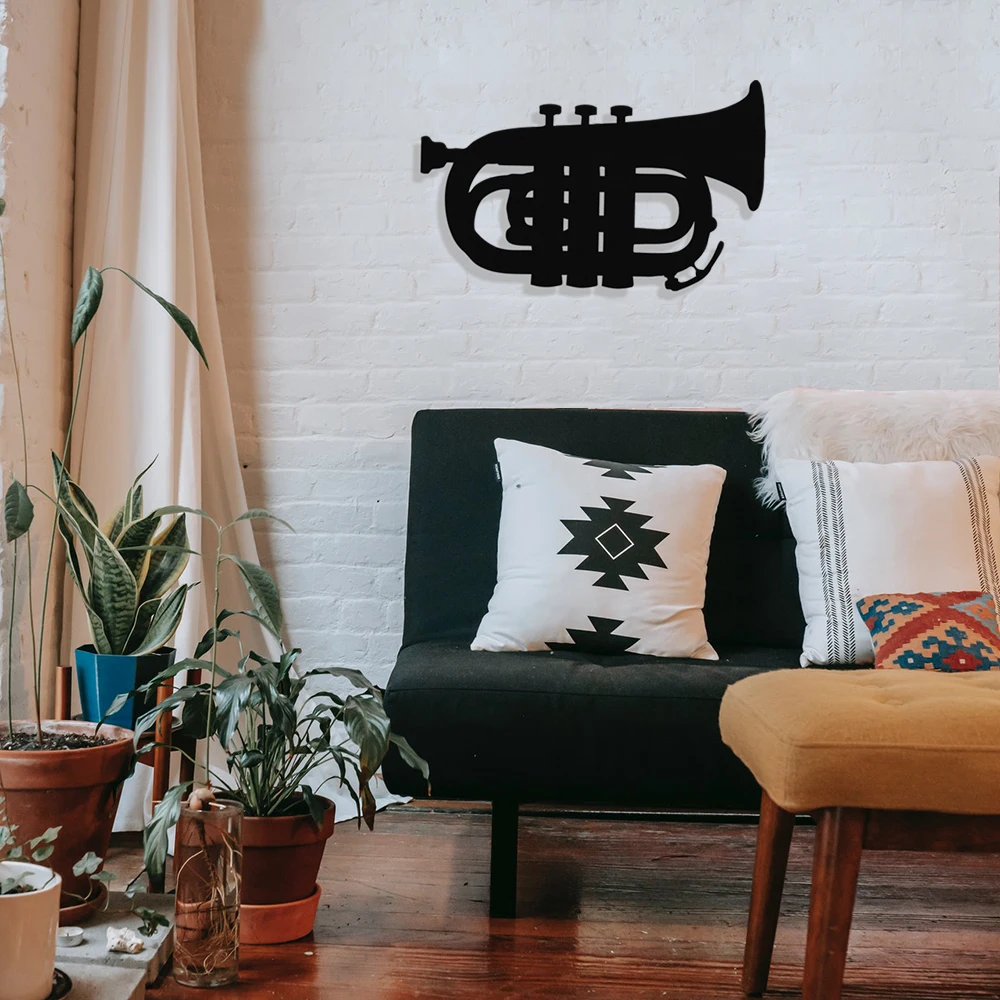 

MIGNATIS Music and Conturbass Design Metal Wall Decor - Kitchen Wall Decor, Office, Wall Decorations for Living Room