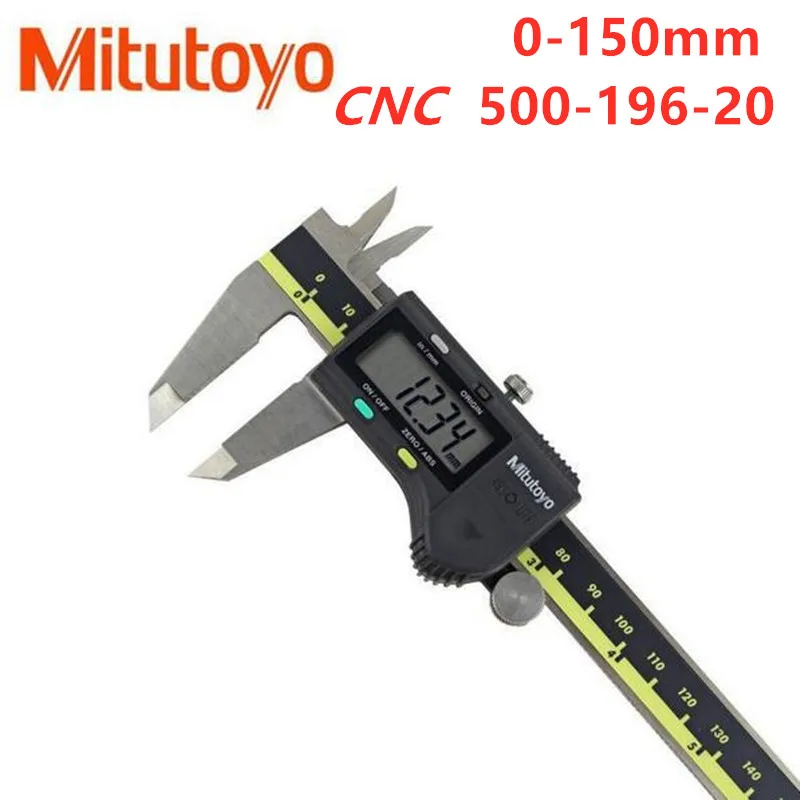 0-6"/ 0-150mm Absolute Digimatic Caliper Mitutoyo 500-196-30 NEW 0.0005"/0.01 
