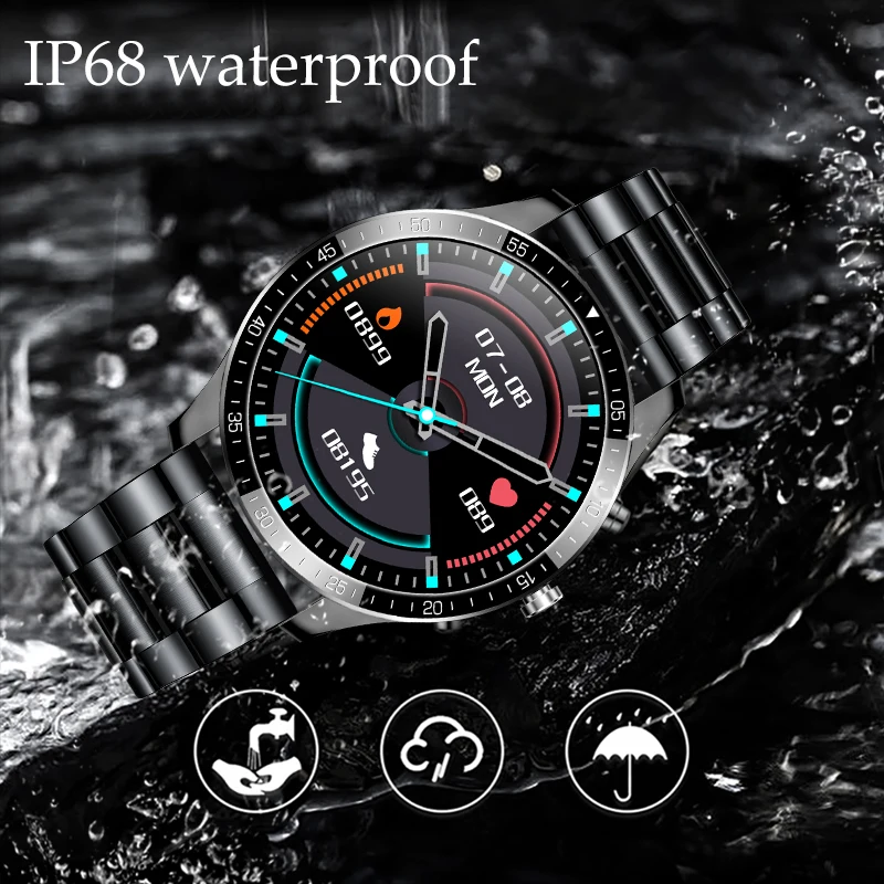 LIGE New Smart watch Men waterproof 1.3