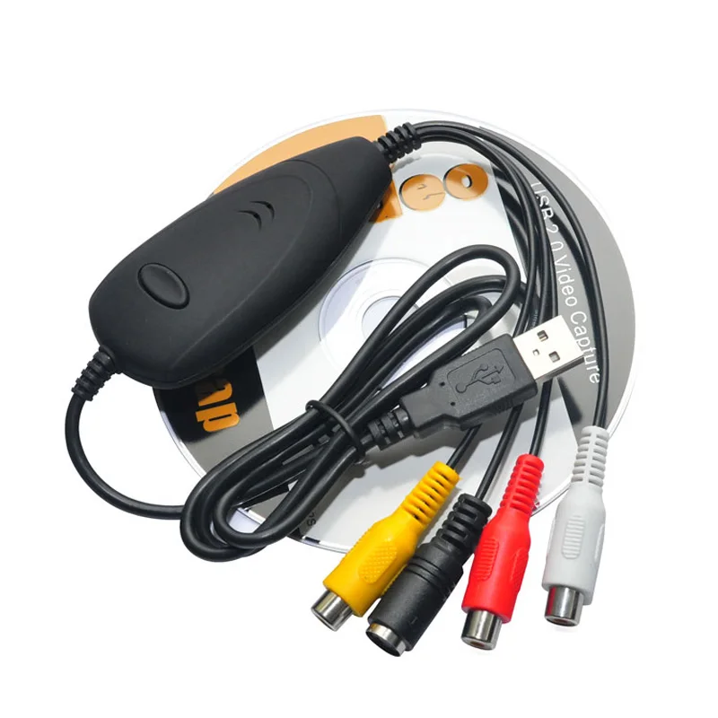 Original Genuine Ezcap172 USB Audio Video Grabber Capture,Convert Analog video from VHS,Video recorder,camcorder,DVD ,Can Win10