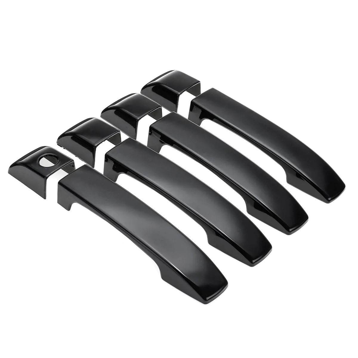 

8 pcs Gloss Black Door Handle Covers Trim For Land Rover Range Vogue L322 2002 2003 2004 2005 2006 2007 2008 2009 2010 2011 2012
