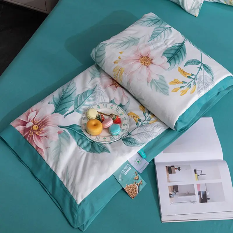 

Summer Cool Quilt Air Conditioning Quilt Single Double Summer Dormitory Thin Quilt