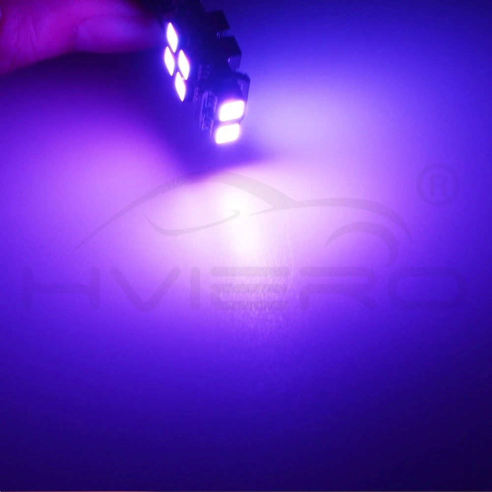 Hviero T10 W5W RF Control RGB Led Reading Light RGB T10 LED 194 168 Car Clearance Light License Plate Light Position Light 12V