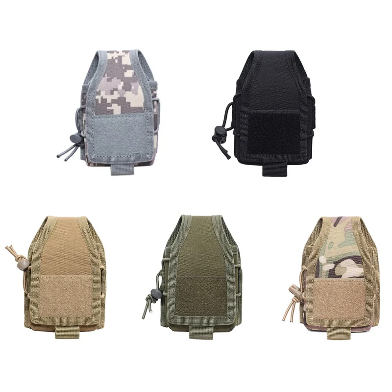 Outdoor 1000D Nylon Pouch Tactical Sports Molle Radio Walkie Talkie Holder Bag Magazine Mag Pouch Pocket