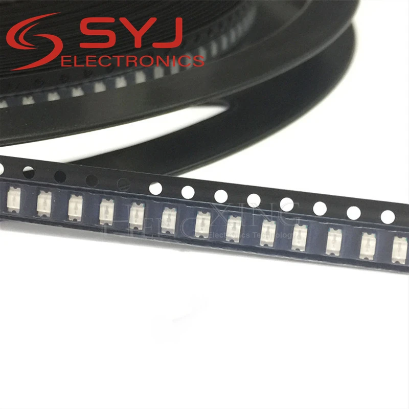 100 шт./лот 0805 SMD светодиодный светильник желтый красный зеленый синий белый