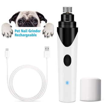 

Rechargeable Pet Nail Grinder Dog Nail Clippers Painless USB Electric Cat Paws Nail Cutter Grooming Trimmer File US Dropshipping