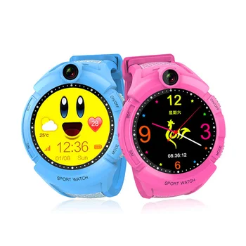 

696 Q610 GPS Tracker Children Smart Watch Waterproof Touch Round Screen SIM Card