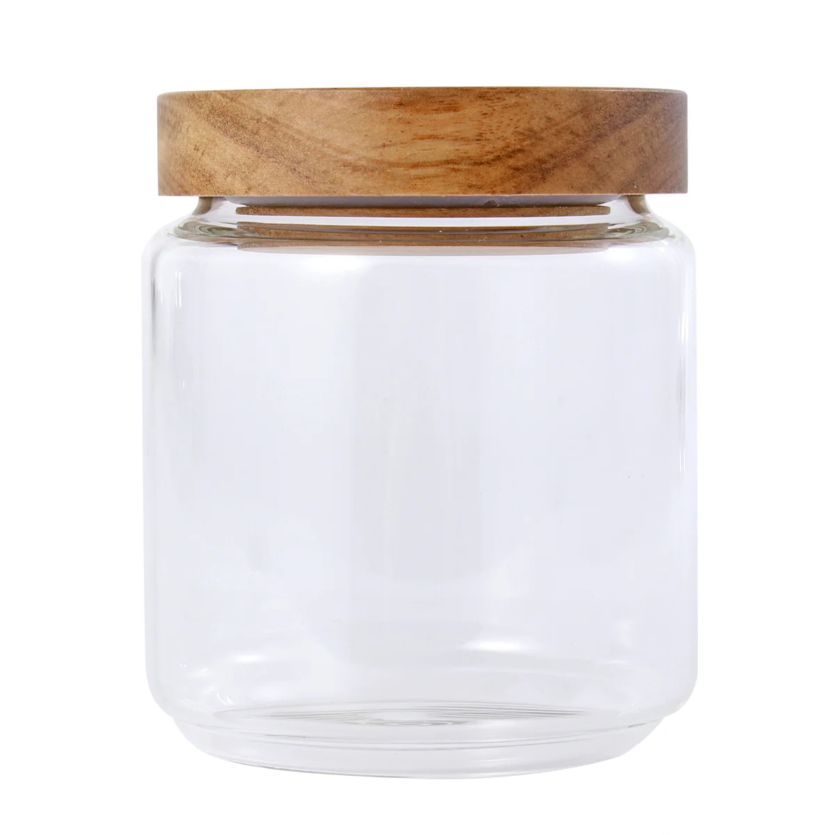 1pc Transparent High Borosilicate Glass Grain Container Sealed Jar Food Storage Box for Home (400ml) | Дом и сад