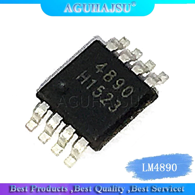 10 шт./лот LM4890 XPT4890 LB4890 NS4890 MSOP8 оригинальный IC | Электронные компоненты и