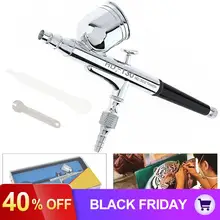 TD-130A 0,3 мм 7CC емкость Пневматический краскопульт двойного действия Аэрограф с гаечным ключом и капельницей для художественного ремесла краски автомобиля