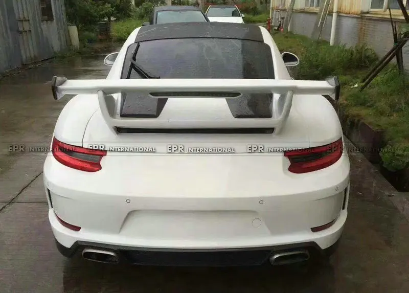 Set Di Ali Per Baule Frp Per Porsche 911 991.1 991.2 Baule In Fibra Di Vetro Stile Gt3 Con Spoiler Posteriore (Per Auto) Rivestimento Da Corsa Per Por