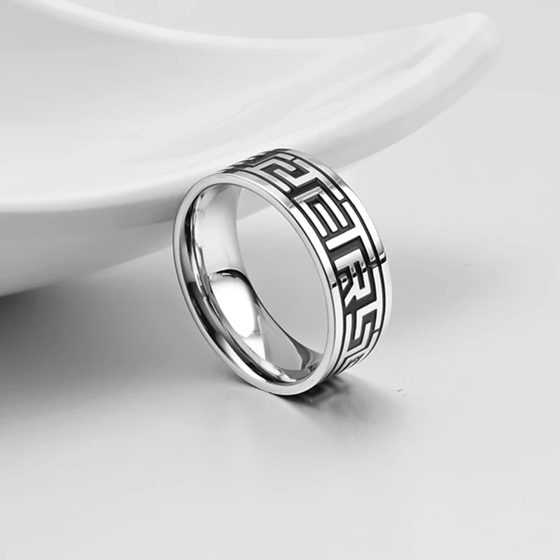 Vintage 316L Stainless Steel Ring for Men And Women Never Fade Power Lucky | Украшения и аксессуары