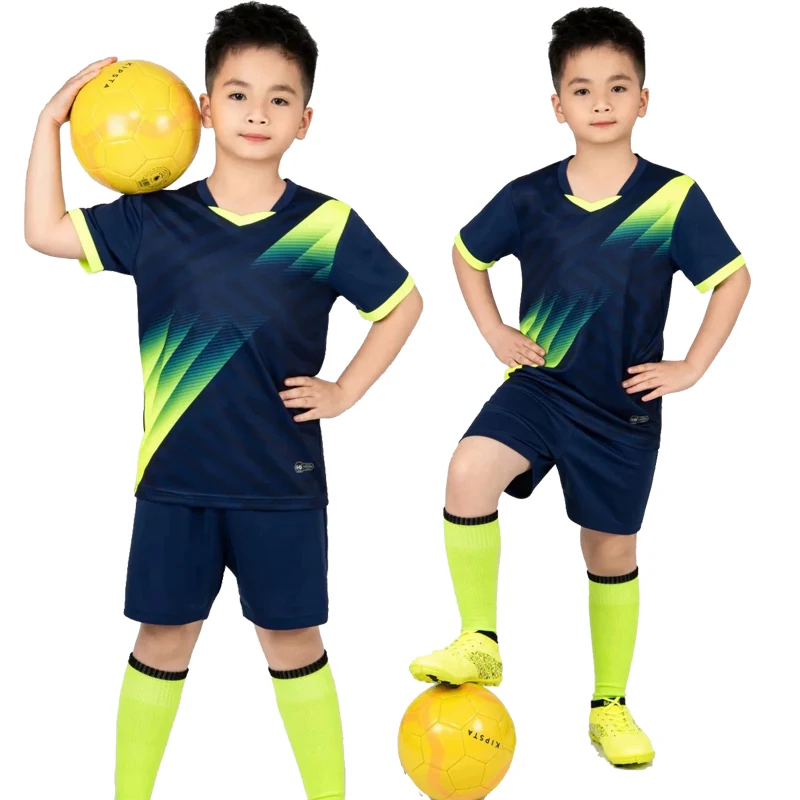 Kids Soccer jerseys sets boys girl football uniform Sportswear