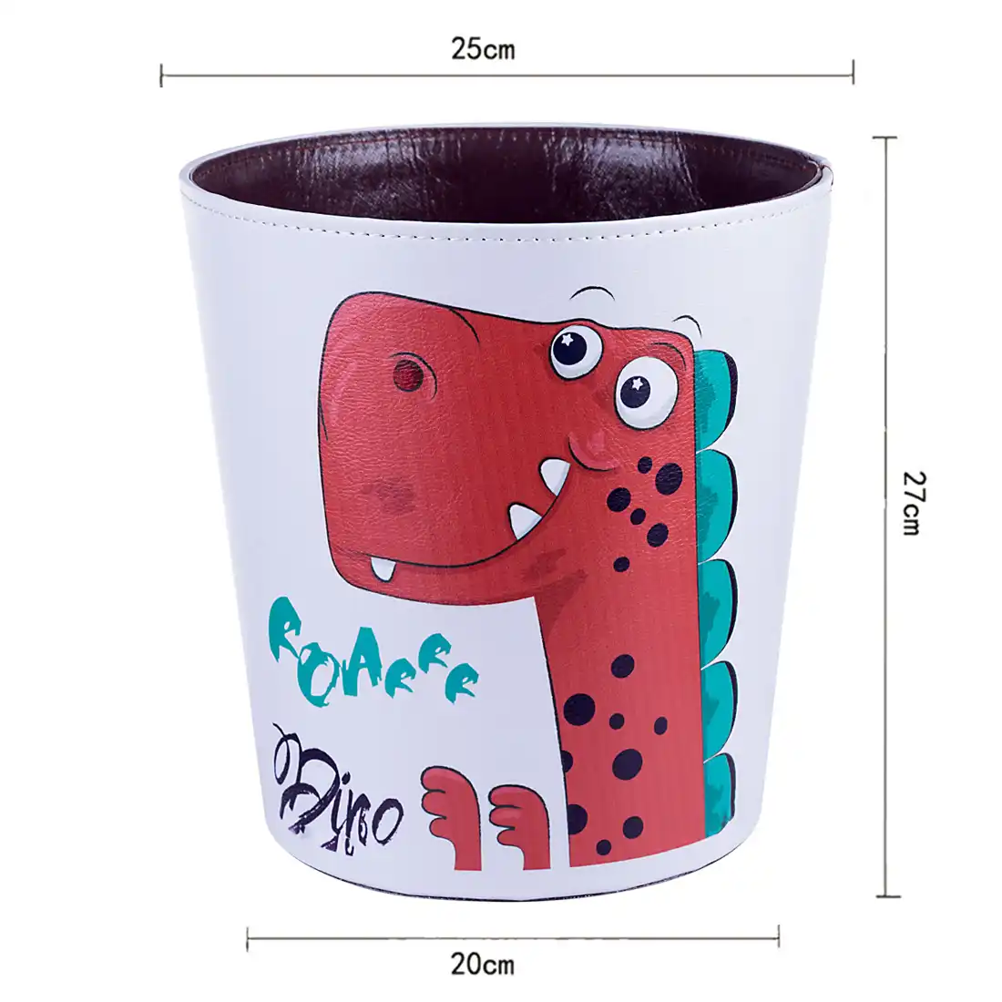 Hipsteen 25 20 27cm 10l Waterproof Cartoon Leather Trash Bin Waste Container Garbage Can Home Waste Bin Without Lid Crocodile Aliexpress