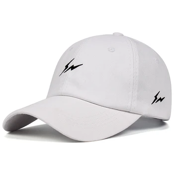 

Hiroshi Fujiwara Dad Hat Double Lightning Baseball Cap Fragment 100% Cotton Hat Snapback Unisex Street trend Caps