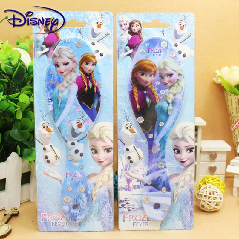 Princess Minnie Frozen Comb Cartoon Cute Beauty fashion toys Curly Hair Brush Combs Anti-static Brush Comb Disney hair comb curly hair brush hair styling tools hair brush comb hair comb set