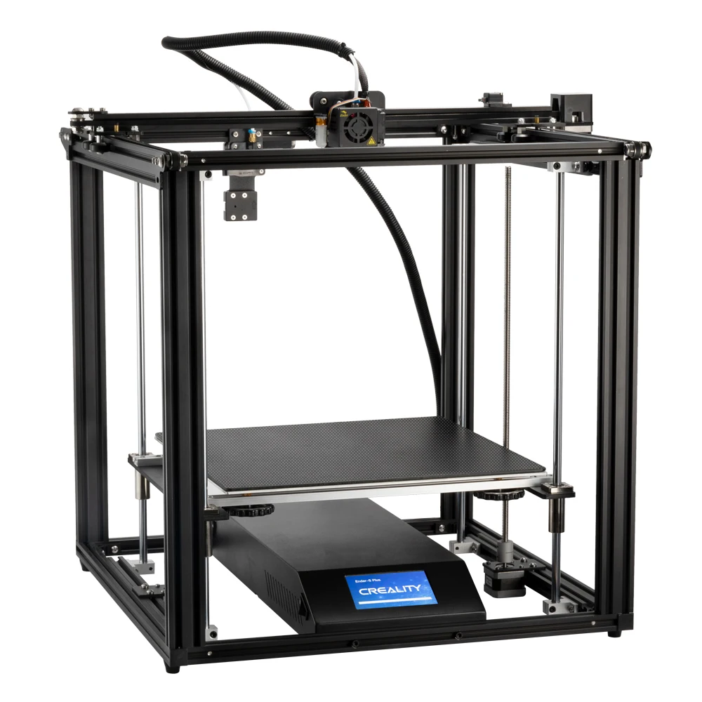 Ender-5 Plus 3D Принтер Высокоточный большой размер 350*350*400 принтер 3D Автоматическое выравнивание, двойная ось Z отключение питания восстановление Creality 3D