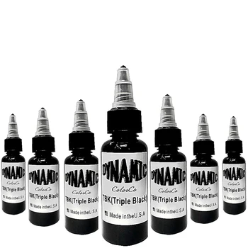 

10pac Permanent Dynamic Black Tattoo Ink Tattoo Tribal Tattoo Color 30ml