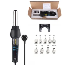 PG8018 lcd 650W lcd Регулируемая электронная Тепловая фена паяльная станция IC SMD BGA+ сопло 8858 650W