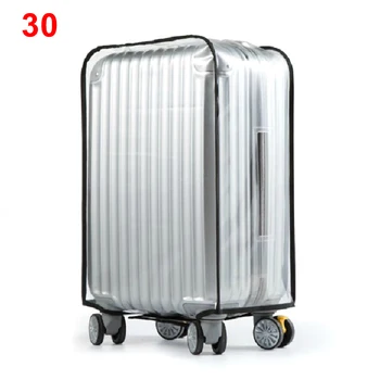 

Protector Zipper Dust Proof Suitcase Cover Case Luggage Travel Supplies Reusable PVC Waterproof Frosted Transparent