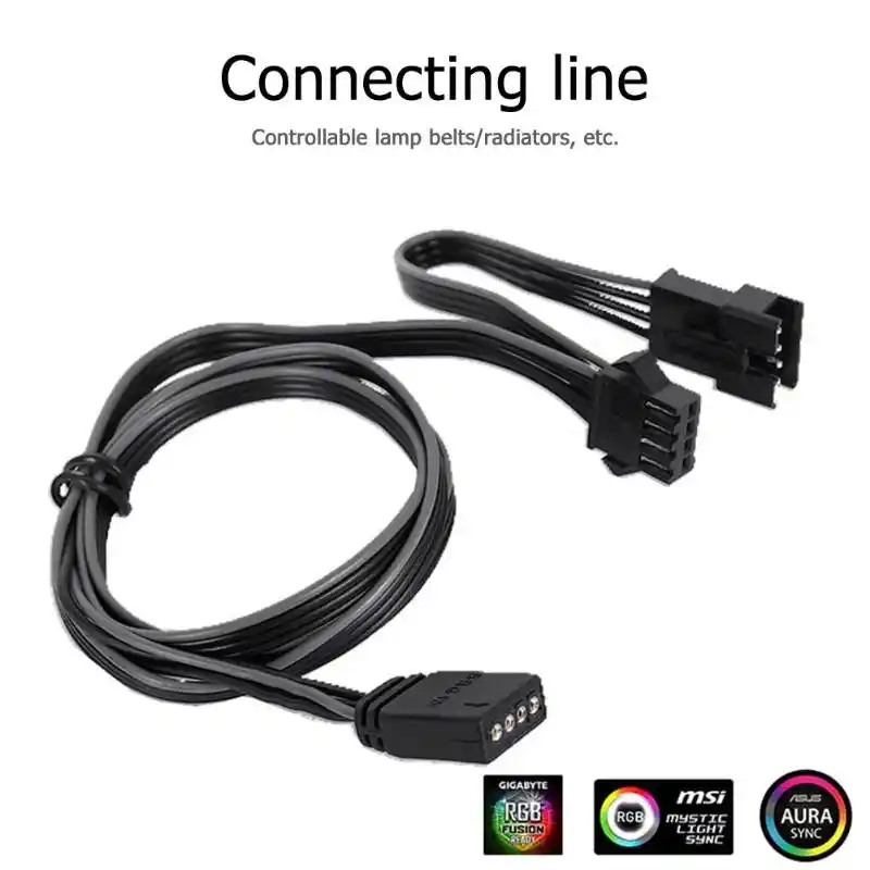 12V-4Pin-RGB-Connector-Cable-60cm-PC-Cas